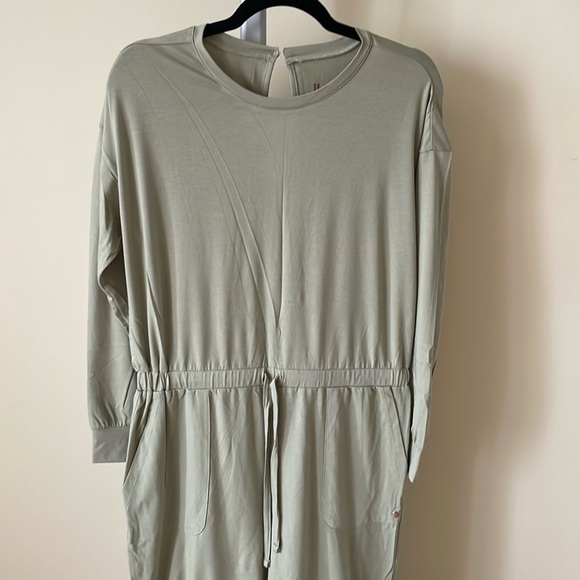 NWT Lovelatte jumpsuit playsuit pajama pj in tea, size S - Picture 4 of 13